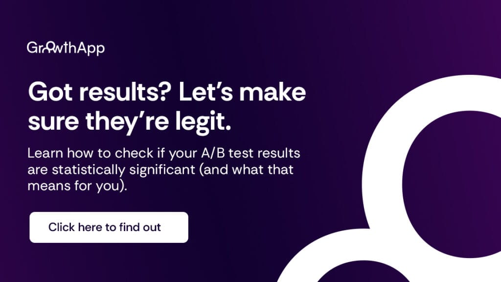 CTA CARD 5 | 7 Easy to Use A/B Testing Tools for Beginners | GrowthApp Your AI-Powered CRO Assistant