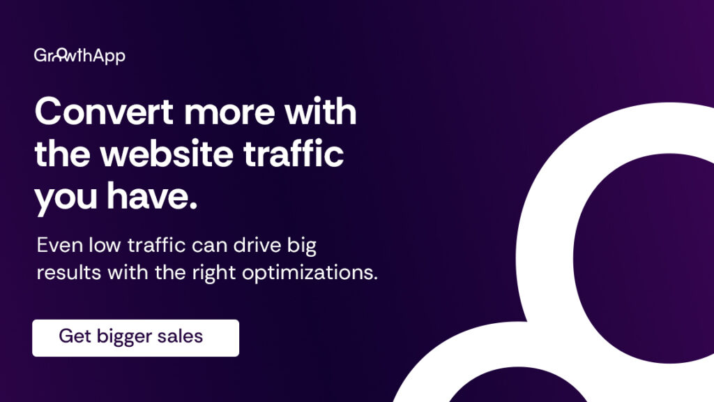 Low traffic Heres how you can still optimize for higher conversions cta | Low Traffic? Here’s How You Can Still Optimize for Higher Conversions | GrowthApp Your AI-Powered CRO Assistant